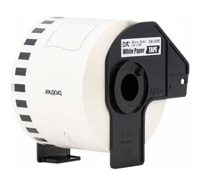 Brother, continuous paper label roll, 2.4 in. x 100 ft (62 mm x 30.4 m)