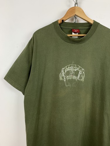 Vintage Oakley Factory Pilot Faded Khaki T-Shirt Size XL - Picture 5 of 17