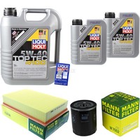 Inspektionspaket 7L Liqui Moly Top Tec 4100 5W-40 FüR VW Transporter V Bus 2.0