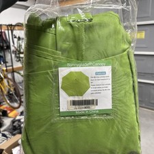 Sunnyglade 9ft/8 Rib Universal Patio Umbrella Canopy- LIME GREEN