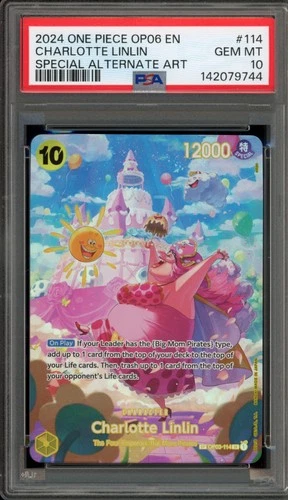 One Piece CCG Charlotte Linlin Special Alternate Art OP03-114 PSA 10 Gem Mint