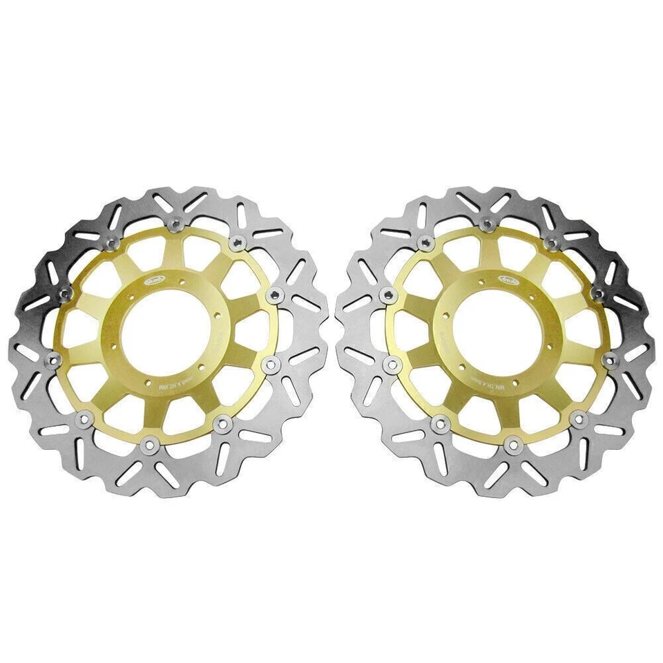 2x Front Brake Disc Rotors Pad For Honda CBR 954RR 02-03 & CBR929RR 2000 2001 Foto 3 de 4