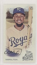 2019 Topps Allen & Ginter Mini Allen & Ginter Logo Back Billy Hamilton #260 8w1