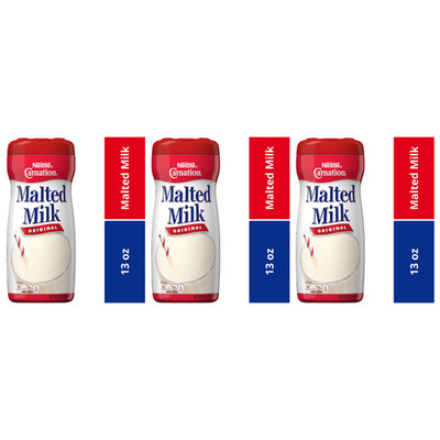 Nestle Carnation Original Malted Milk Powder Mix 13 oz 3-Pack