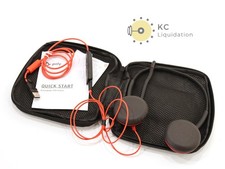 Poly BlackWire C3225T USB-C/USB Red/Black Headset