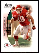 2005 Topps Draft Picks & Prospects DPP #20 Tony Gonzalez Kansas City Chiefs