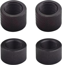 4Pack 1/2 x 28  5/8 x 24 Thread Protector Steel for .22LR .223 5.56 .308 LR308