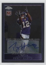 2009 Topps Chrome Rookie Auto Percy Harvin #TC155 Auto n8a