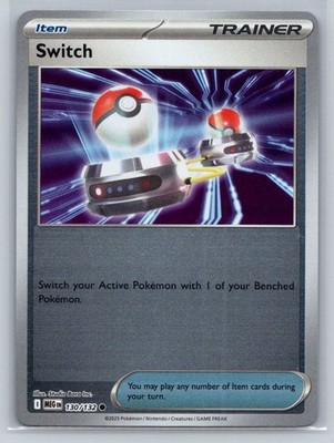 2025 Mega Evolution Series - Mega Evolution Switch Reverse Holo #130