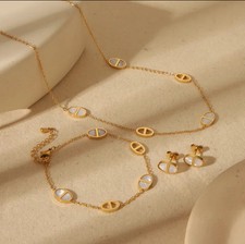 stainless steel jewelry set for women