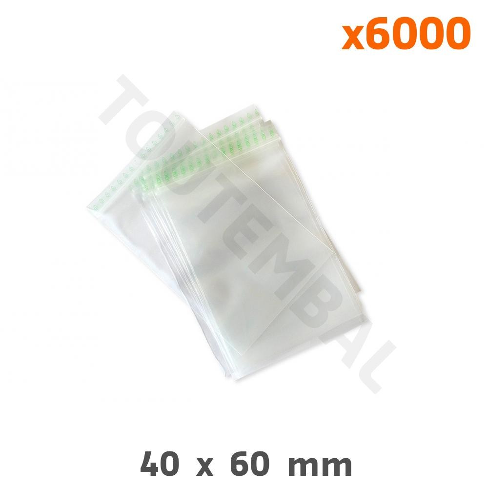 Sachet zip recyclé 40x60 mm pour trier et protéger la petite quincaillerie sans perdre de pièces