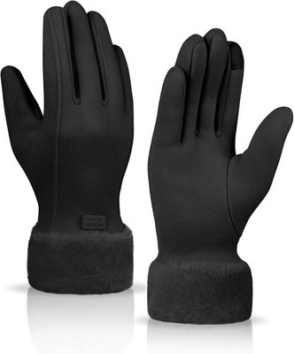 Damen Winterhandschuhe Touchscreen warm winddicht Radfahren Laufen Fahren