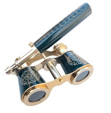 Vintage Opernglas Fernglas mit verstellbarem Griff Messing Vintage Geschenk Neu