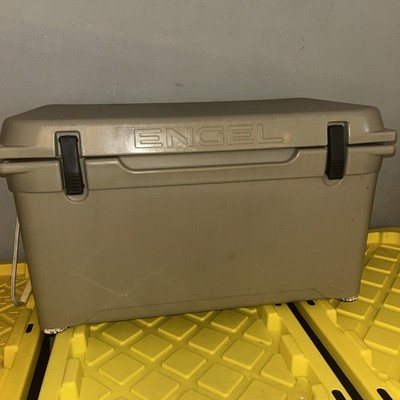 Engel 65 High Performance Hard Cooler and Ice Box Tan Bear Resistant Camping