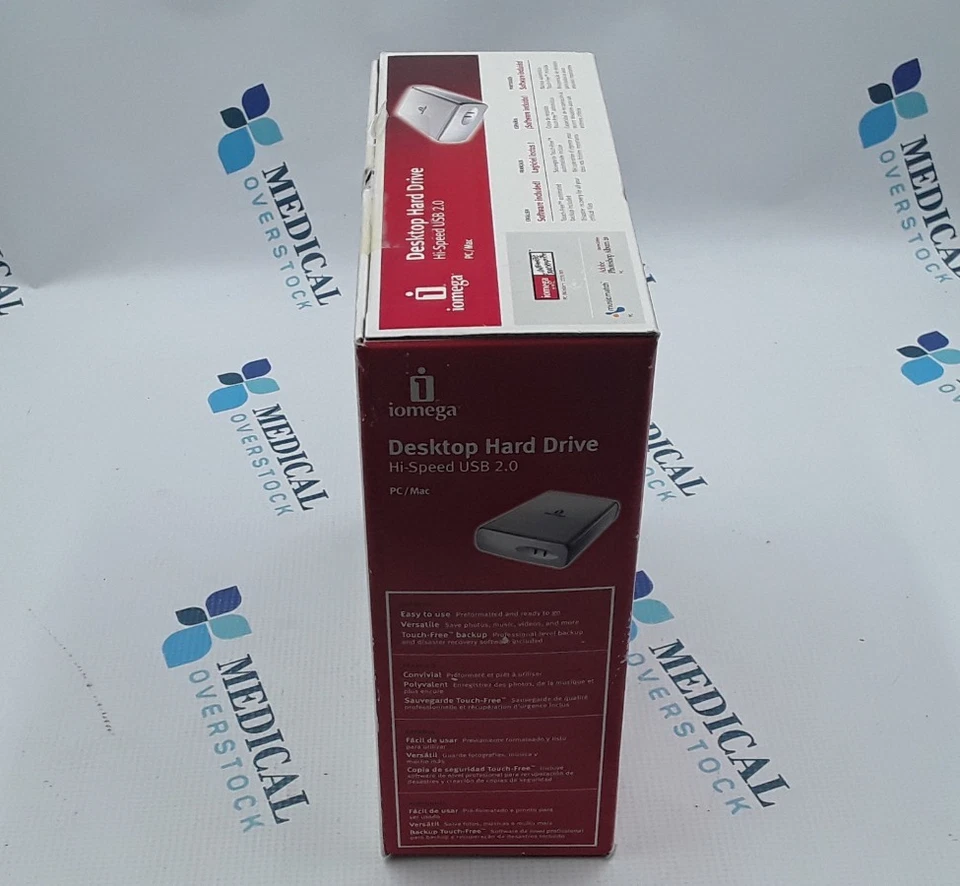 Iomega Desktop Hard Drive PC/MAC 250GB Hi Speed USB 2.0 Unopened - Image 2 of 4