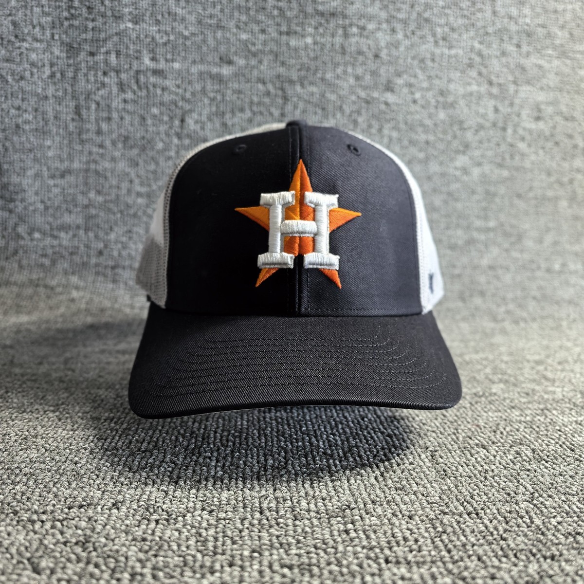'47 Brand Houston Astros MLB Black White Trucker Snapback Hat