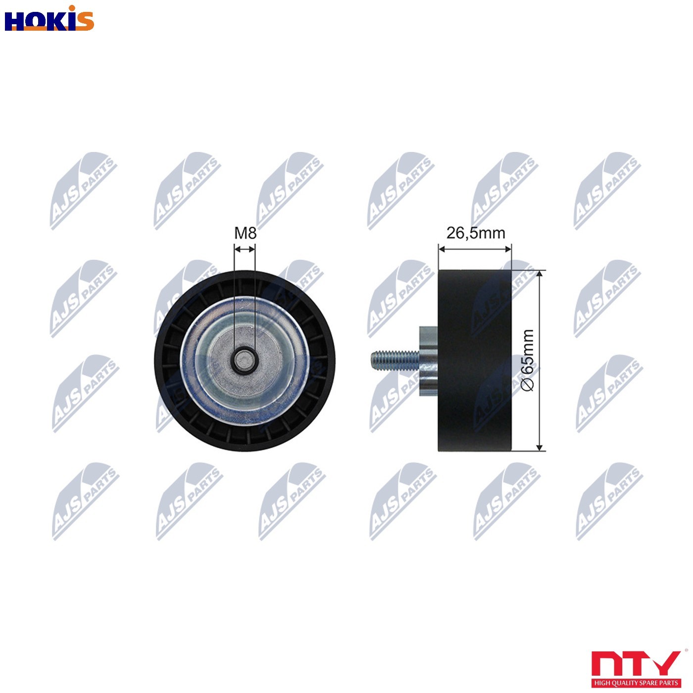 TENSIONER PULLEY VRIBBED BELT RNK-ME-062 FOR MERCEDES-BENZ SPRINTER/46-t/Van