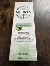 Nioxin Scalp Relief Soothing Serum for Sensitive Scalp 3.3 oz New in Box