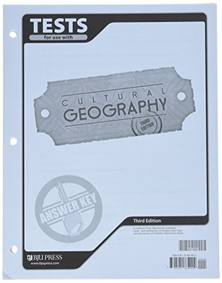 CULTURAL GEOGRAPHY TEST PACK ANSWER KEY 3RD EDITION