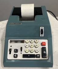 Olivetti Sottobosco Summa Quanta 20 Aggiuntrice Macchina e Cavo Alimentazione - FUNZIONANTE