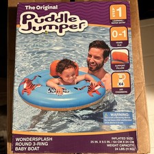 The original puddle jumper Round 3 Ring Baby Boat 0-1 yrs 24lbs