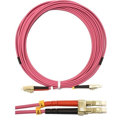 Corning Glasfaserkabel OM4 Duplex FIBER Patch Cord Pink LSZH LC/LC-5m NEU