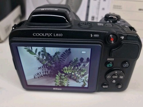 Nikon Coolpix L810 16.1MP Digital Camera - Black - "Near Mint" - 8GB SD - Boxed - Picture 4 of 11