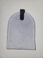 Gray Mailbox Door Grey Lid Cover Opener 6.5 (6½) Inches Wide 8.75 8¾ Inches Tall