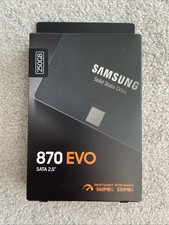 NEW NIB Samsung 870 EVO 250GB 2.5" SATA III Solid Internal SSD (MZ-77E250B/AM)