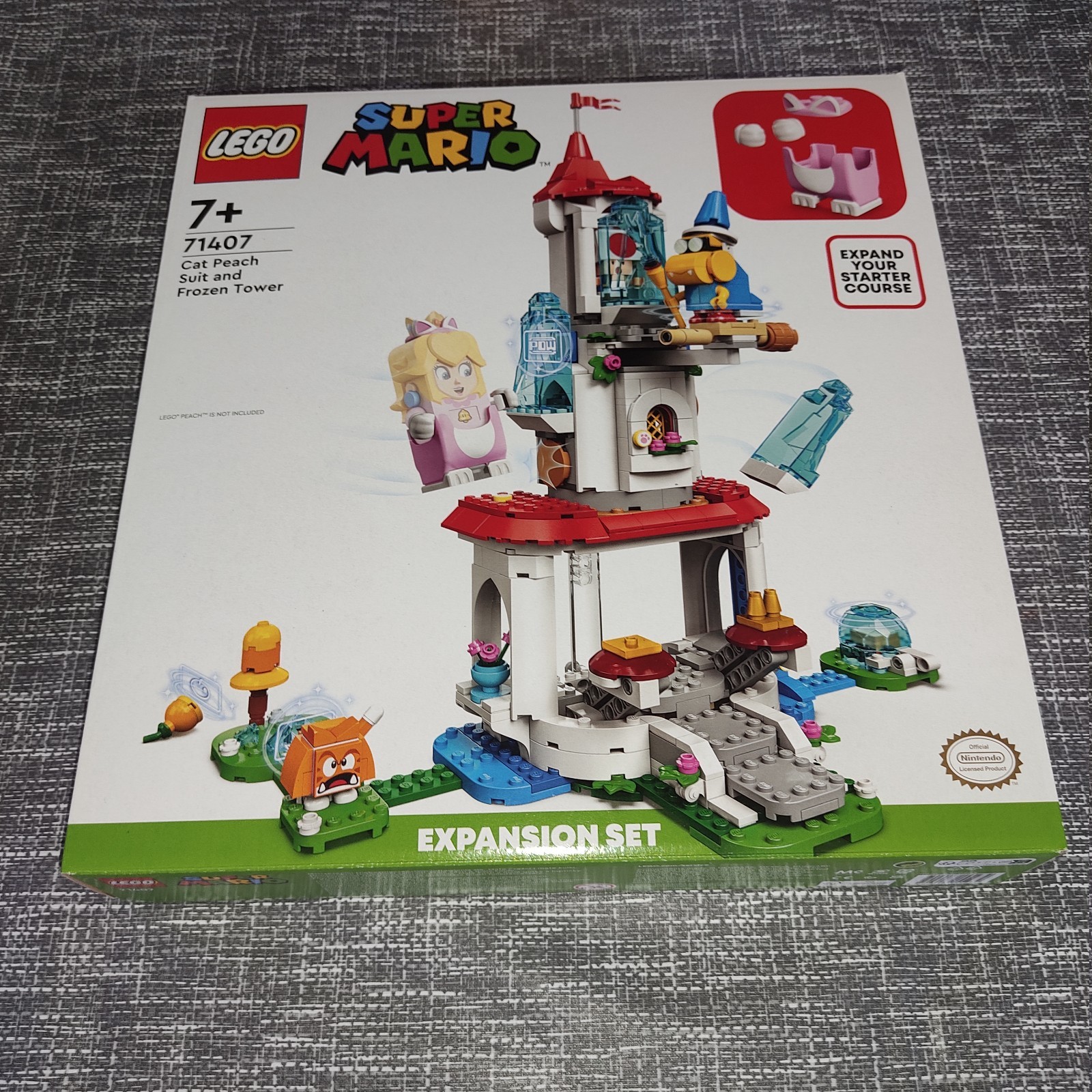 LEGO Super Mario 71407 Pack d'extension La Tour de Glace et le Costume de Peach Chat