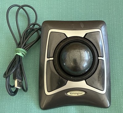 Kensington K64325 Expert Mouse Optical Trackball, USB, 4-Button, Scroll Wheel