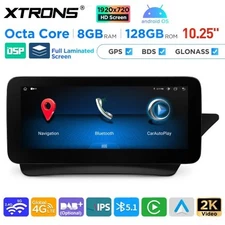 XTRONS 10.25 Android 14 Car Stereo 8+128GB 4G GPS MERCEDES-BENZ A/C207 NTG4.0 RE