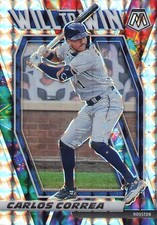 2021 Panini Mosaic #WTW10 Carlos Correa Will to Win Mosaic