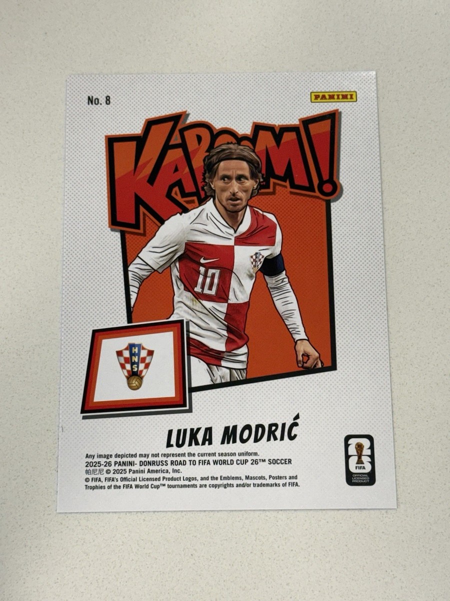 F.COMPO カード 2025-26 Donruss Road to FIFA World Cup Luka Modric Kaboom JUMBO #8
