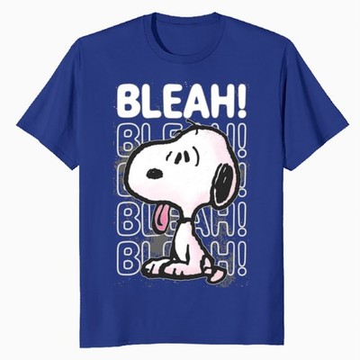 Peanuts Snoopy Graffiti Splat Bleah Lol Stencil 90s Official Herren T-Shirt