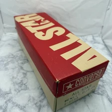 Vintage Converse All Star Mens Blue Ox Basketball Shoes USA- Box Only 1975 Prop