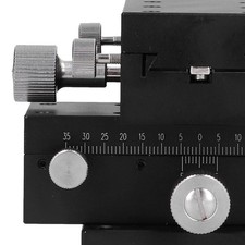 A-Sliding Stage Manual FineTuning Dovetail Guide Gear Rotating Translation Table