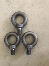 Lifting Eyebolt, Heavy Duty, Steel, M20, #14,  Lot of 3