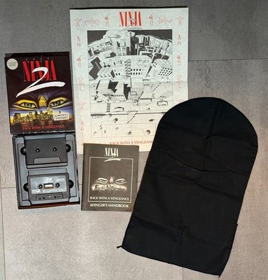 Last Ninja 2 Limited Edition inkl. Maske, Karte & Handbuch!  - ZX Spectrum 48k / 128k