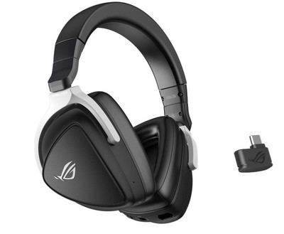 ASUS ROG DELTA S WIRELESS Gaming Headset AI Noise Cancelation Microphones PC/...