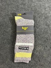 Dr. Martens Marl Socks Cotton Blend Purple Multicolor NWT Women's Size S/M 3-8