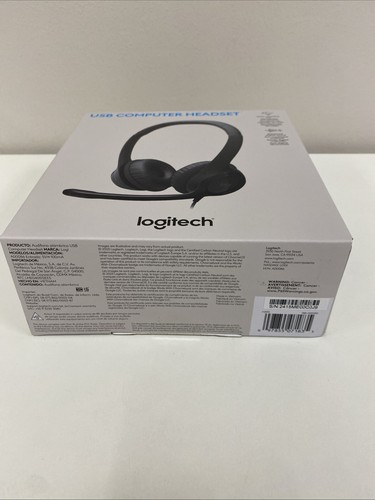 Logitech H390 USB Wired Headset New Sealed Box - Photo 5/5