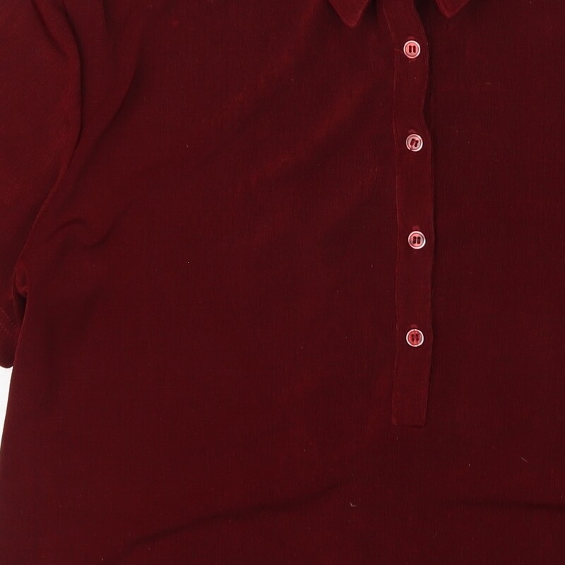 Together Womens Red Polyester Basic Polo Size 16 … - image 10