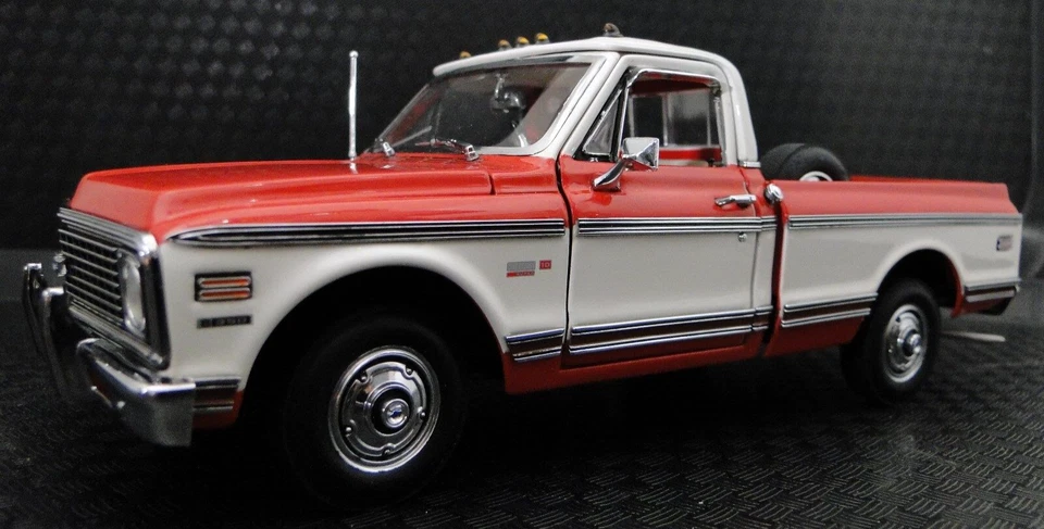 Chevrolet 1:24 Chevy camioneta camioneta camioneta coche personalizado 18 carrusel rojo 55 57 1955 1957 Foto 4 de 4