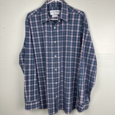 Mizzen Main | Leeward Collection | Plaid Casual USA Made Button Up Shirt | 2XL