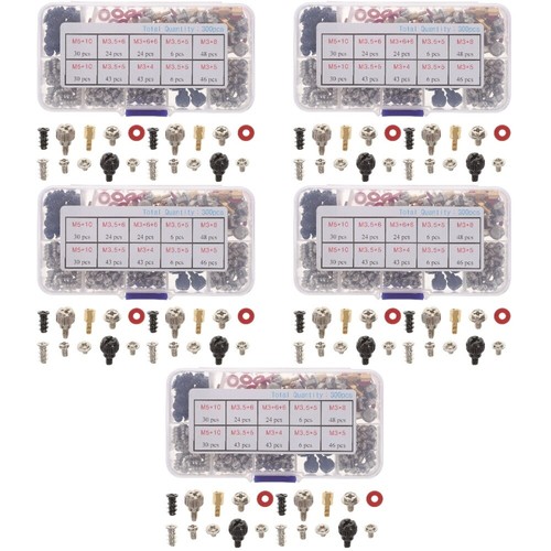 5 Sets Computer Host Screw Kit Desktop Installation Fan Mounting - Afbeelding 2 van 12