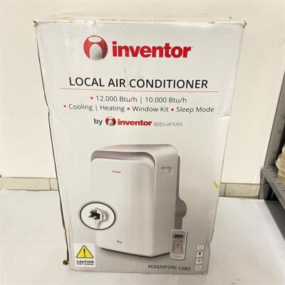 Tragbare Klimaanlage Magic 5-1 12000BTU von Inventor, Heizung, Luftentfeuchter, 