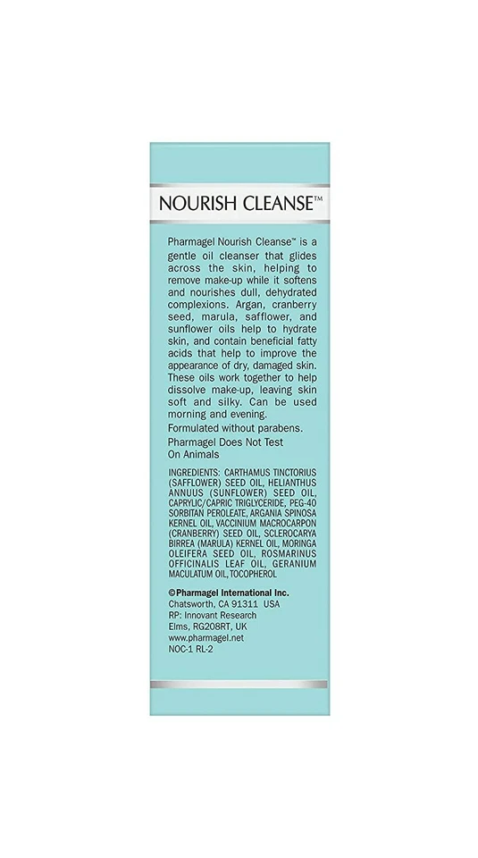 Limpiador facial hidratante Pharmagel Nourish Cleanse - 3,7 fl. oz 110 ml Foto 4 de 4