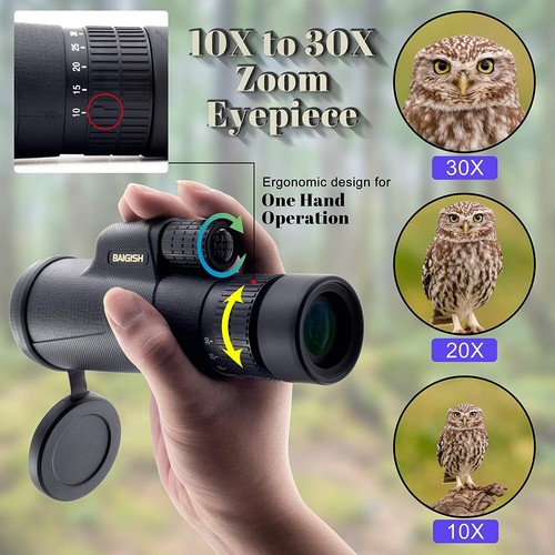 30x42 Zoom Pocket Compact Monocular Telescope Outdoor Survival Hunting Scope Pro - Picture 3 of 9