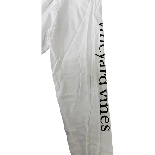 Vineyard Vines LA Raiders Whale Graphic T-Shirt Mens Size S White Long Sleeve - Picture 7 of 10